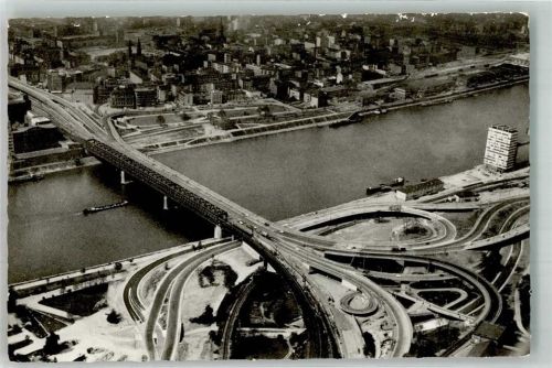 Mannheim Fliegeraufnahme Rheinbrücke