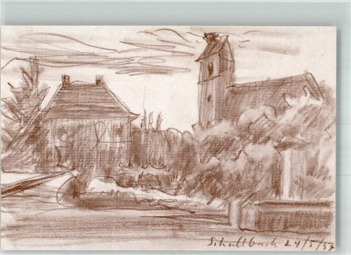Schallbach sign. Burte, Hermann Ev. Kirche