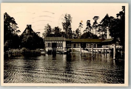 Spandau 1955 Schwimmbad Havelheim Ort handschriftlich
