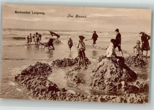 Langeoog 1912 Strandleben Verlag Glückstadt & Münden 54271