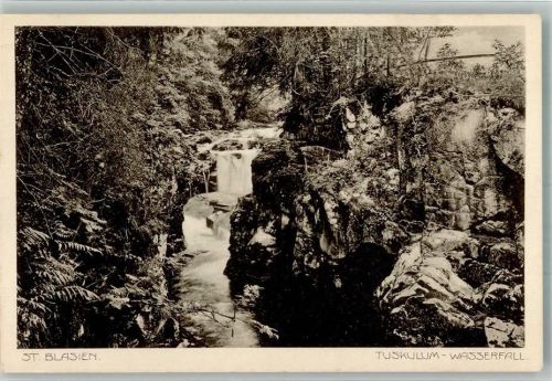 St. Blasien 1917 Tuskulum-Wasserfall