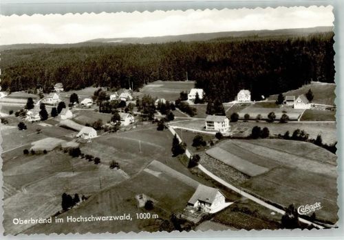 Oberbränd Fliegeraufnahme des Ortes