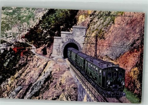 Zirl Tunnelportal Martinswand-Tunnel Mittenwaldbahn Verlag Purger & Co. Nr. 12617 Leim löst sich
