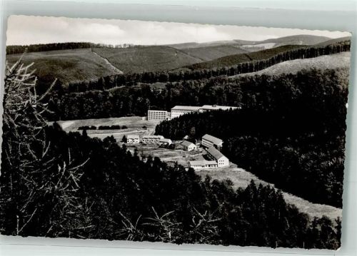 Seesen 1958 Fliegeraufnahme Sanatorium Schildautal