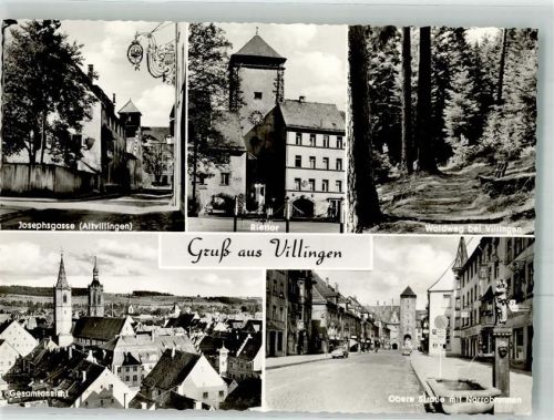 Villingen Josephs- Gasse Narrobrunnen Obere Straße Riettor