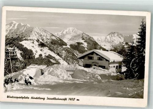 Bad Hindelang Sesselbahncafe im Winter Fotograf Nachbaur Hüttenstempel