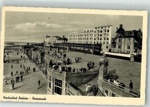 Borkum 1952 Promenade Nitopfermarke Berlin