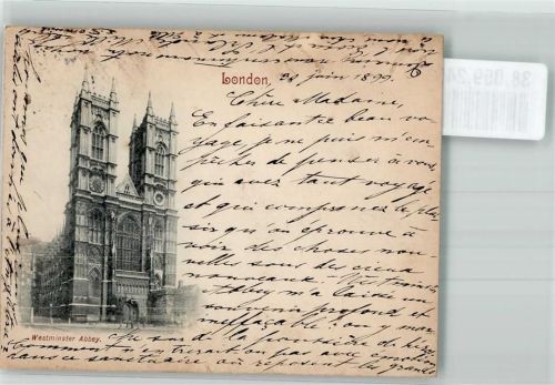 London 1899 Kirche Westminster Abbey