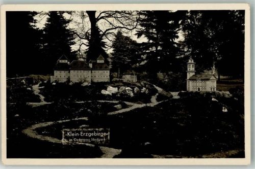 Oederan Miniaturhäuser Klein-Erzgebirge im Stadtpark Fotograf Goldschmid