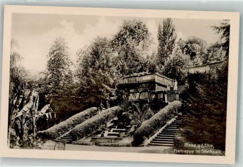 Riesa Freitreppe im Stadtpark Verlag Trinks & Co.
