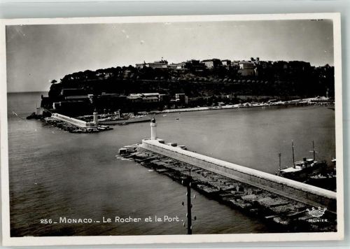 Monaco Hafen Einfahrt Leuchtturm