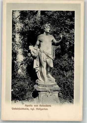 Veitshöchheim Denkmal Apollo von Belvedere kgl. Hofgarten