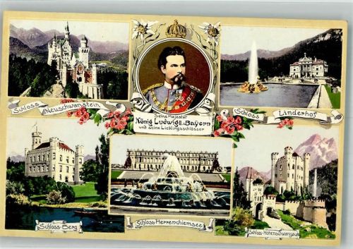 Berg Portrait des Königs Königsschlösser Neuschwanstein Herrenchiemsee Linderhof Hohenschwangau Verlag Martin Herpich 389