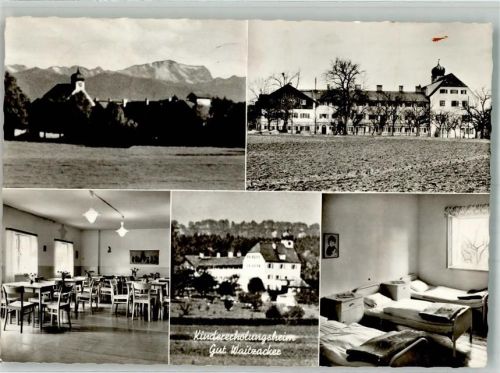 Weilheim 1977 Pension Kindererholungsheim gut Waitzacker