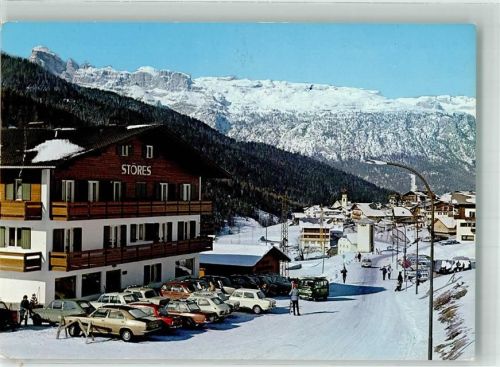 San Cassiano 1974 Hotel Störes Auto Winter