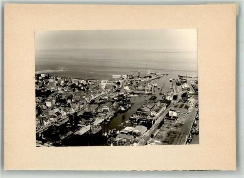 Cuxhaven Foto montiert auf Karton Alter Hafen