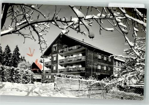 Oedsbach Winter Gasthaus Grüner Baum Foto Original aus Archiv eines Ansichtskartenverlages