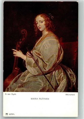 München sign. Van Dyck Maria Ruthven Ackermann's Kunstverlag Nr. 2179