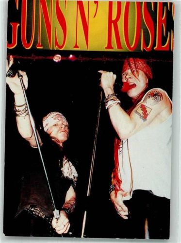 Guns N`Roses Rockmusik Informationskarte