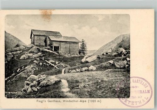 Oetz Hüttenstempel Fiegl´s Gasthaus Windacher Alpe
