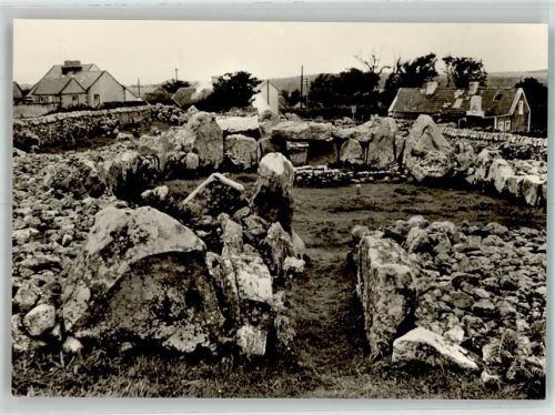 Steinkreise und Gräber No. III/6 Creevykeel Blick Ost-West Irland Fotograf Karl Hublow Konstanz