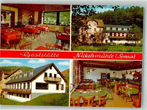 Nickelsmühle Gasthaus Nickelsmühle im Spessart