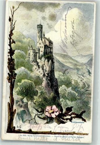 Lichtenstein 1900 Schloss
