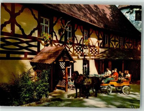 Burggaillenreuth 1972 Pension Cafe Gasthaus Forsthaus