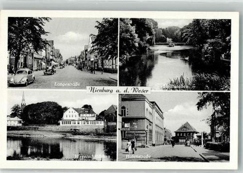 Nienburg Langestraße VW Käfer Hafenstraße Weserschlösschen