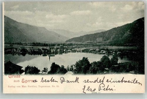 Rottach-Egern 1898 Adelskorrespondenz