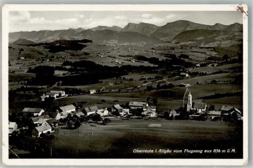 Oberreute 1941 Fliegeraufnahme Feldpost WK II