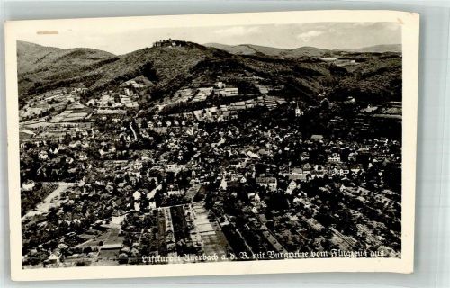 Auerbach Fliegeraufnahme Burgruine