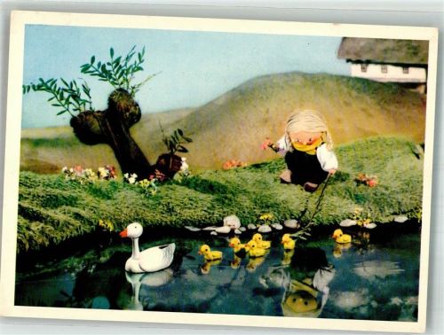 Filmszene mit Enten aus dem tschechischen Puppenfilm Spalicek von Jiri Trnka