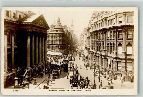 London Omnibus Mansion House Chepsaide