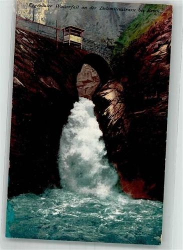 Bozen 1913 Eggentaler Wasserfall Dolomitenstrasse
