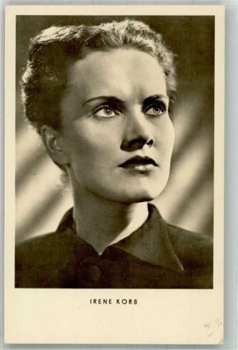 Portrait von Irene Korb Fotograf Wunsch VEB Volkskunstverlag