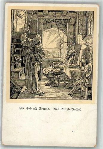 sign. Rethel, Alfred Der Tod als Freund