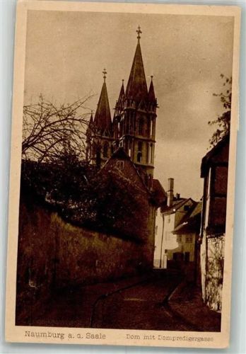 Naumburg 1928 Dompredeiger- Gasse Dom