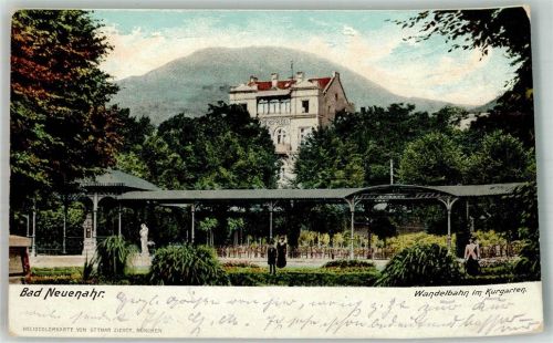 Bad Neuenahr 1904 Wandelbahn im Kurgarten