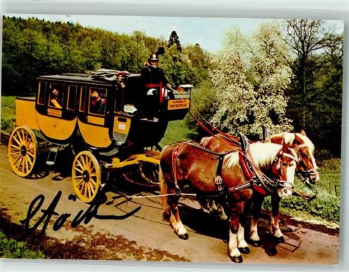 Nümbrecht Postkutsche Autogramm Stöcker