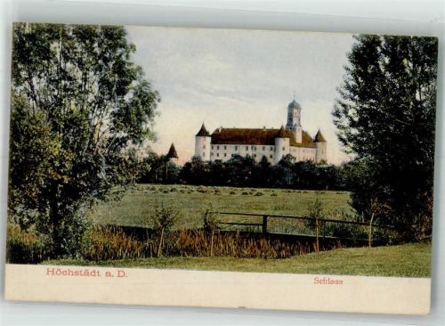 Höchstädt 1908 Schloss