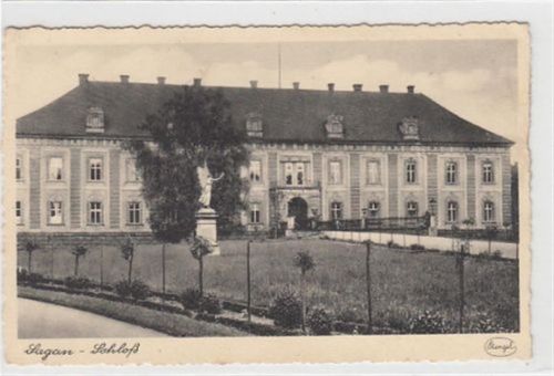 Schloß in Sagan / Zagan - Kreis Sprottau / Szprotawa. Karte beschrieben Gute Erhaltung.