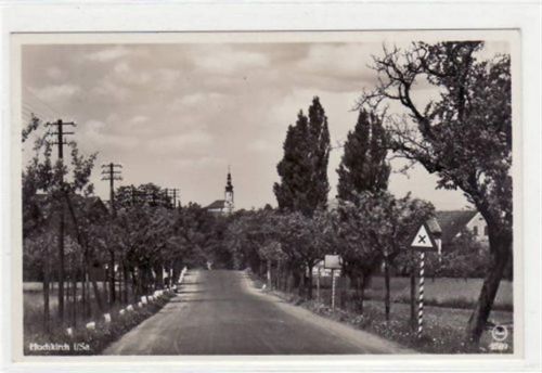 Hochkirch Hochkirch mit Straßenpartie gelaufen von 1934. Gute Erhaltung.