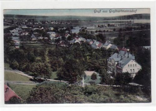 Großhartmannsdorf gelaufen, Marke entfernt. Gute Erhaltung.