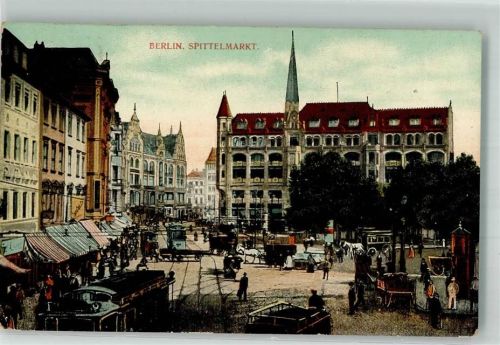 Berlin Mitte Spittelmarkt Straßenbahn
