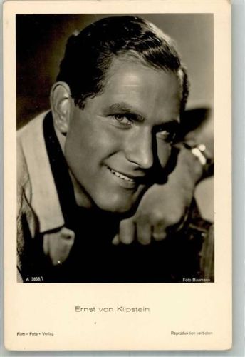 Portrait von Ernst von Klipstein Fotograf Baumann Film-Foto-Verlag 3858/1