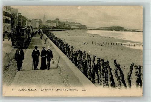 Saint-Malo Straßenbahn Le Sillon et l´Arrét