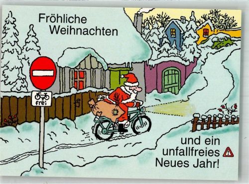 Weihnachten Neujahr Fahrrad Bundesminsterium für Verkehr
