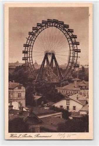 Wien. Prater, Riesenrad ungelaufen kleiner Knick oben rechts, sonst gut erhalten
