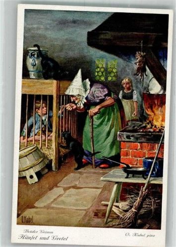Hänsel u. Gretel Gebrüder Grimm F.Ph.G.Serie 125 Nr. 3715